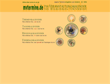 Tablet Screenshot of mvtermine.de